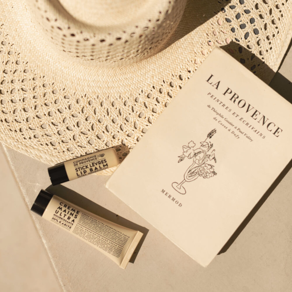 Duo soin karité nourrissant - stick lèvres et crème mains - Compagnie de Provence