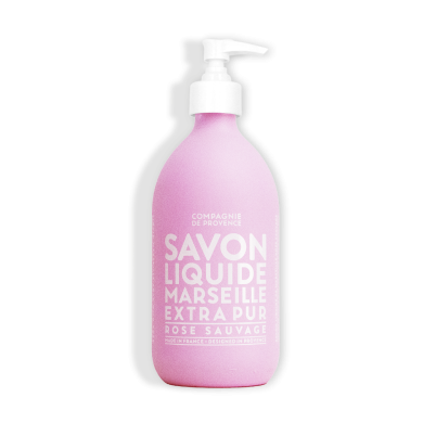 Savon Liquide de Marseille Rose Sauvage 495ml - Edition Limitée