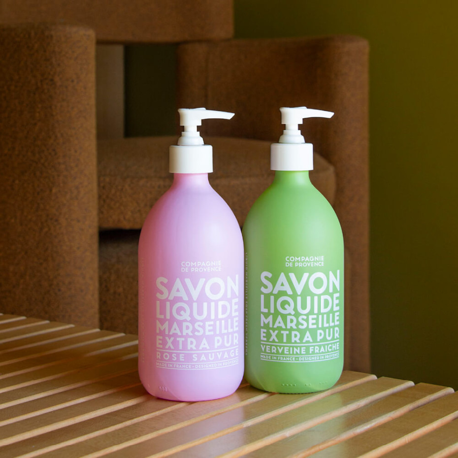 Duo Savon Liquide de Marseille Edition Limitée Verveine et Rose